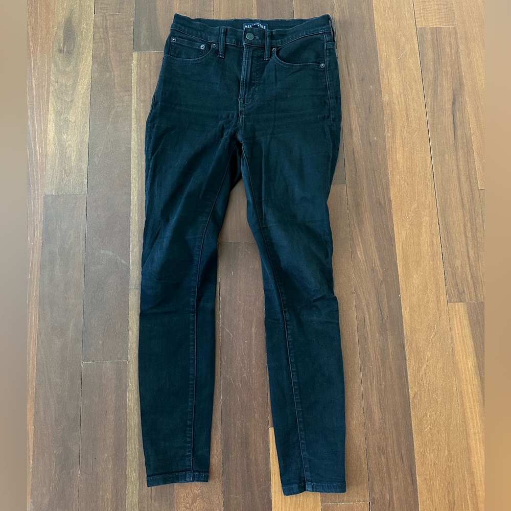 J. Crew Black Skinny Jeans